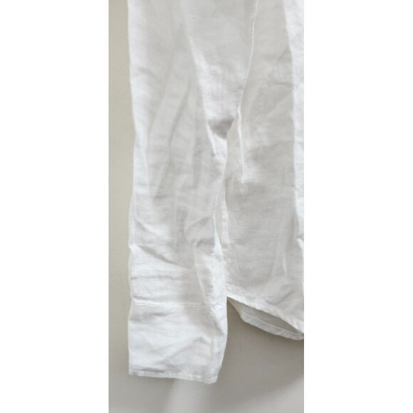 BAIRD McNUTT IRISH LINEN for J.CREW Wren Slim Shirt Size 2 - Picture 7 of 13